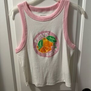 Old Navy cropped Tank Top feelin zesty